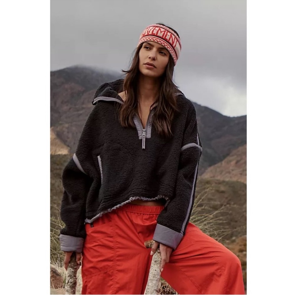 Free People Fp Movement Mountain High Half Zip Fleece